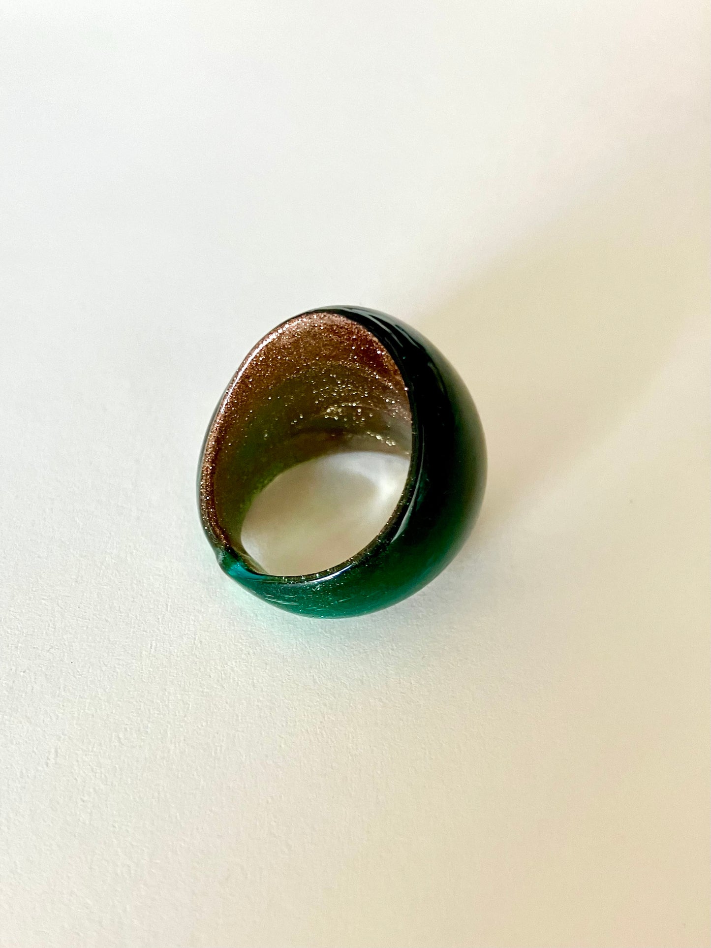 Dome Glass Ring