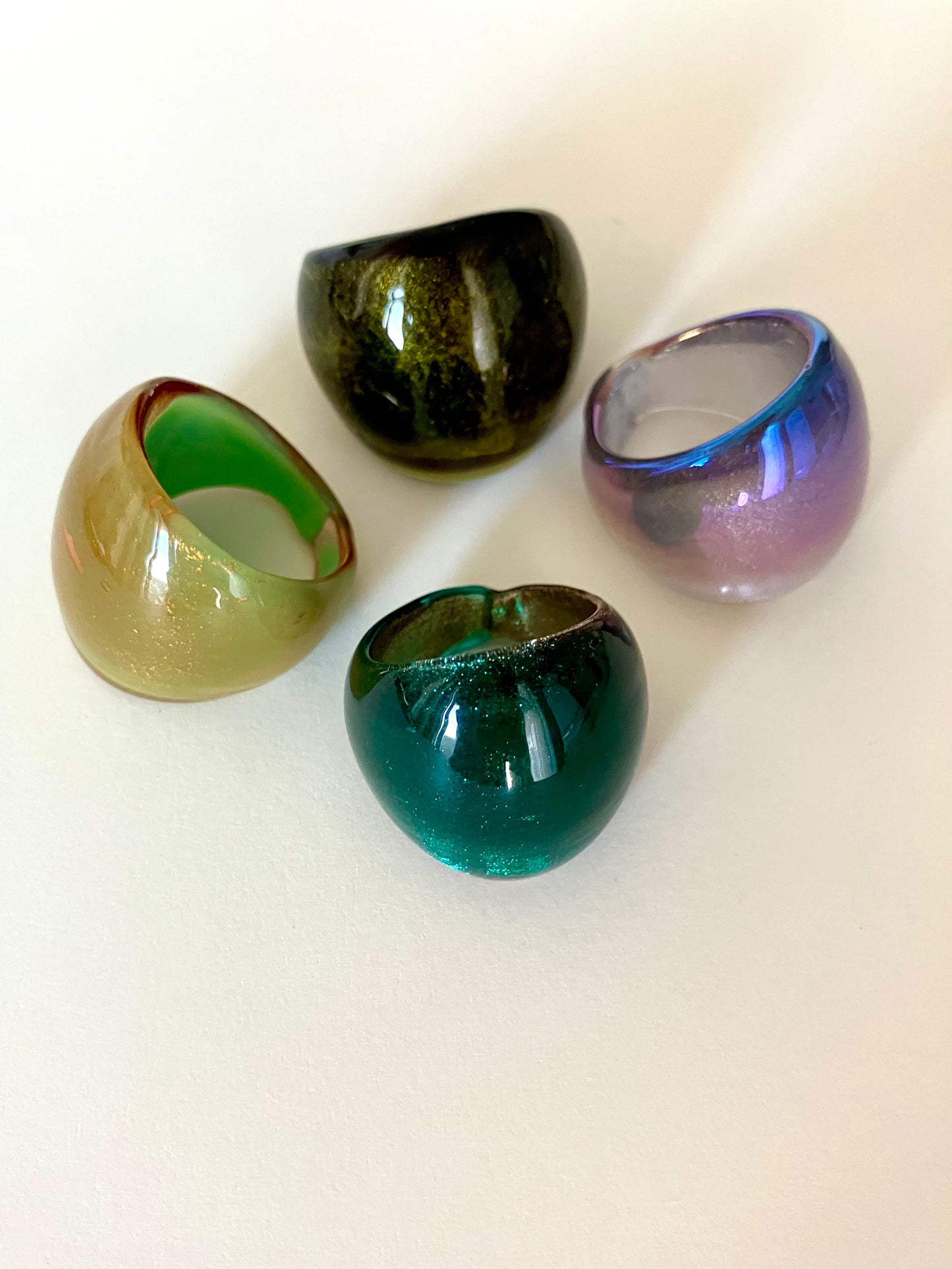 Dome Glass Ring