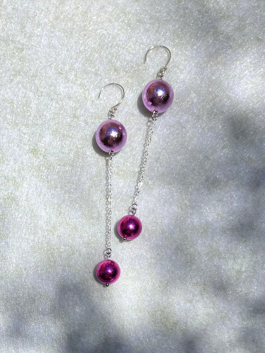 Double Drop - Pink Foil - Umber Shade