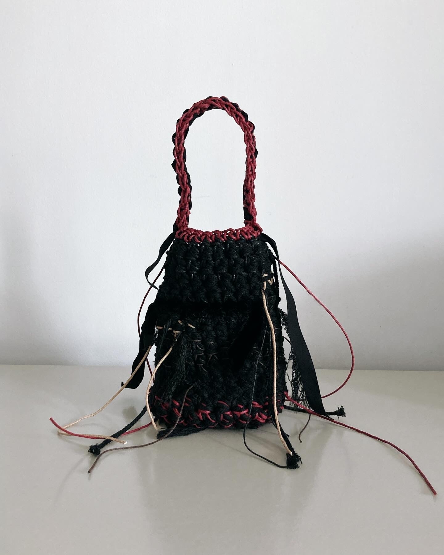 Flame Mini Crochet Bag - Umber Shade