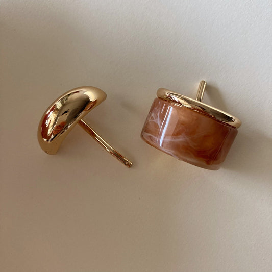 Marble Hair Cuff Set - Umber Shade