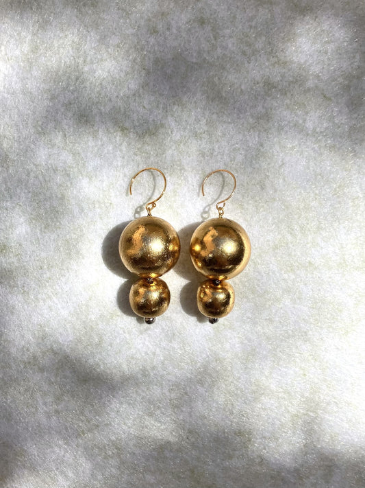 Stacked Drop - Gold Foil - Umber Shade