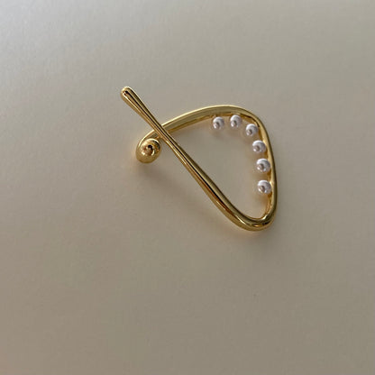 Wrap-around Dainty Pearl Ear Cuff