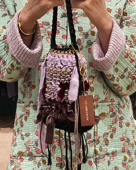 Lilac Mini Crochet Bag