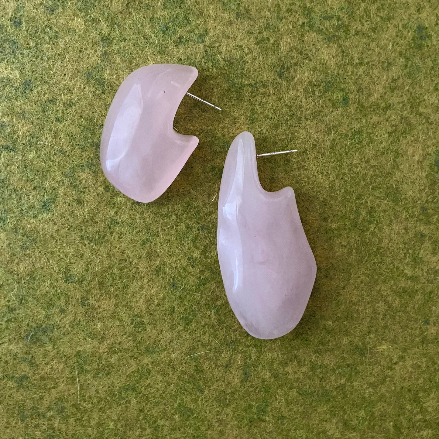 MIsmatch Pink Sculptural Earrings