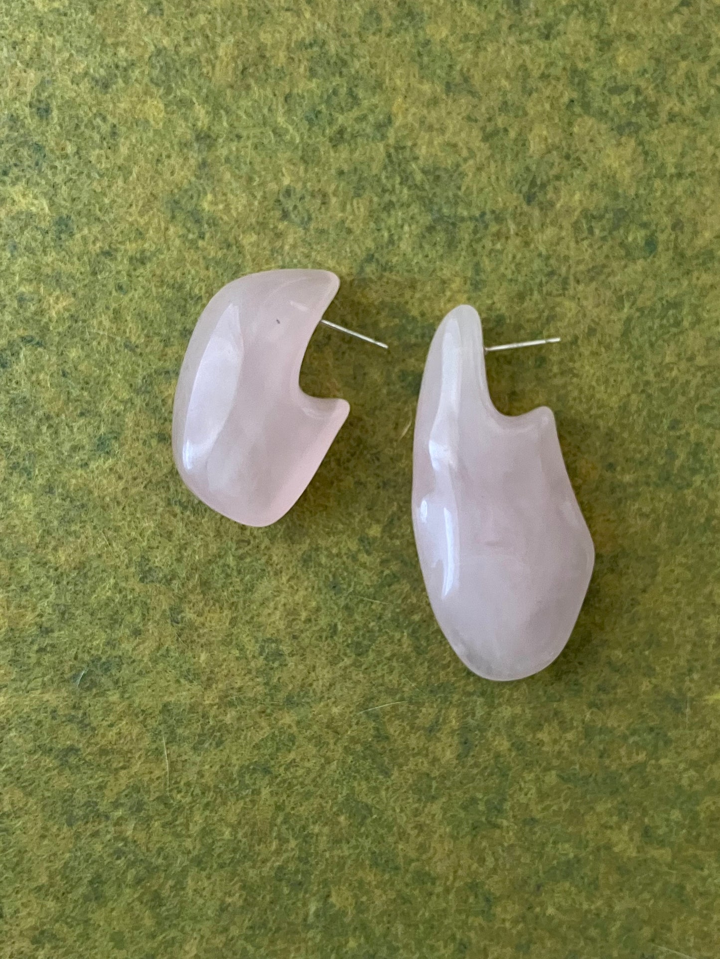 MIsmatch Pink Sculptural Earrings