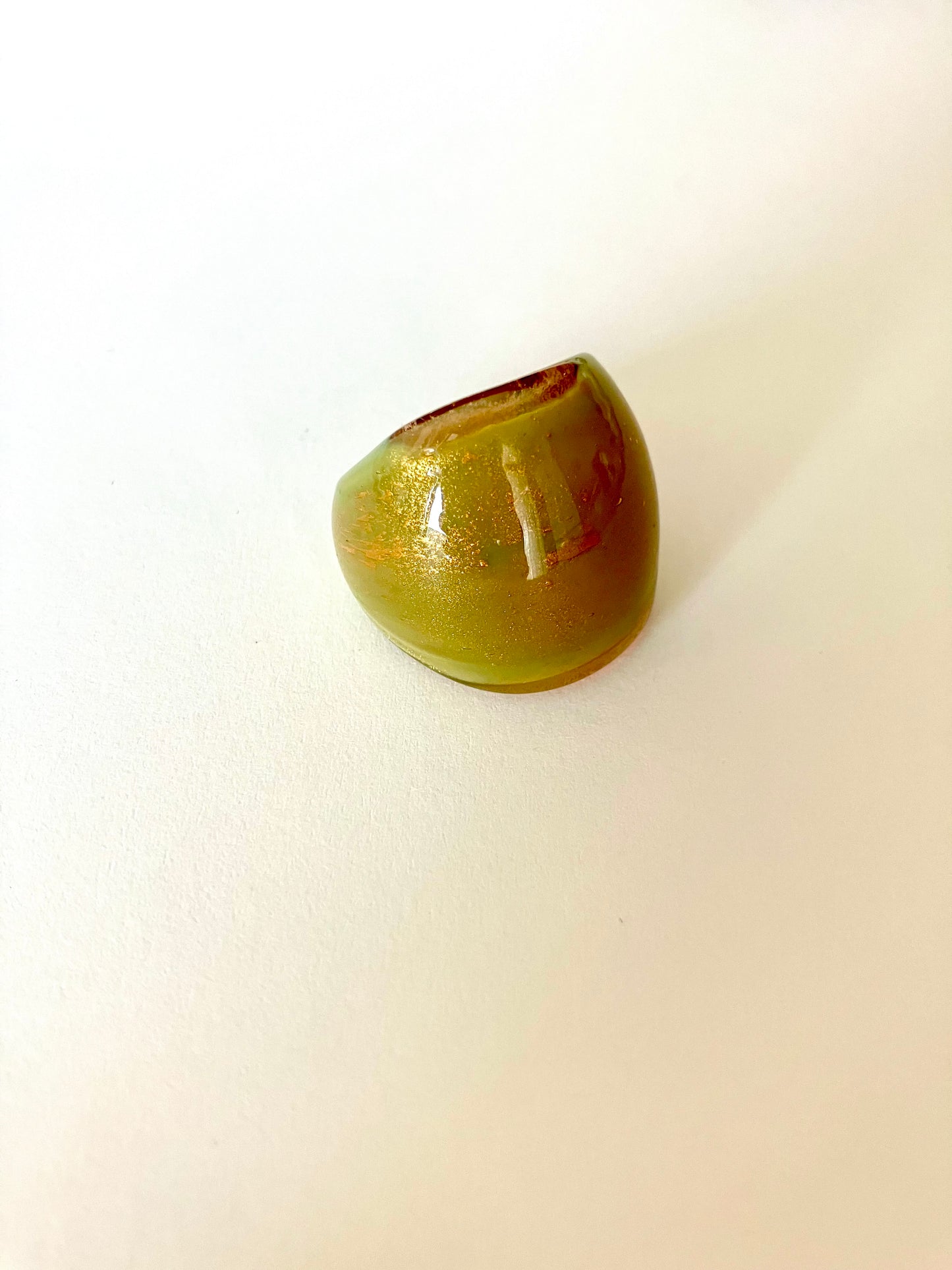 Dome Glass Ring