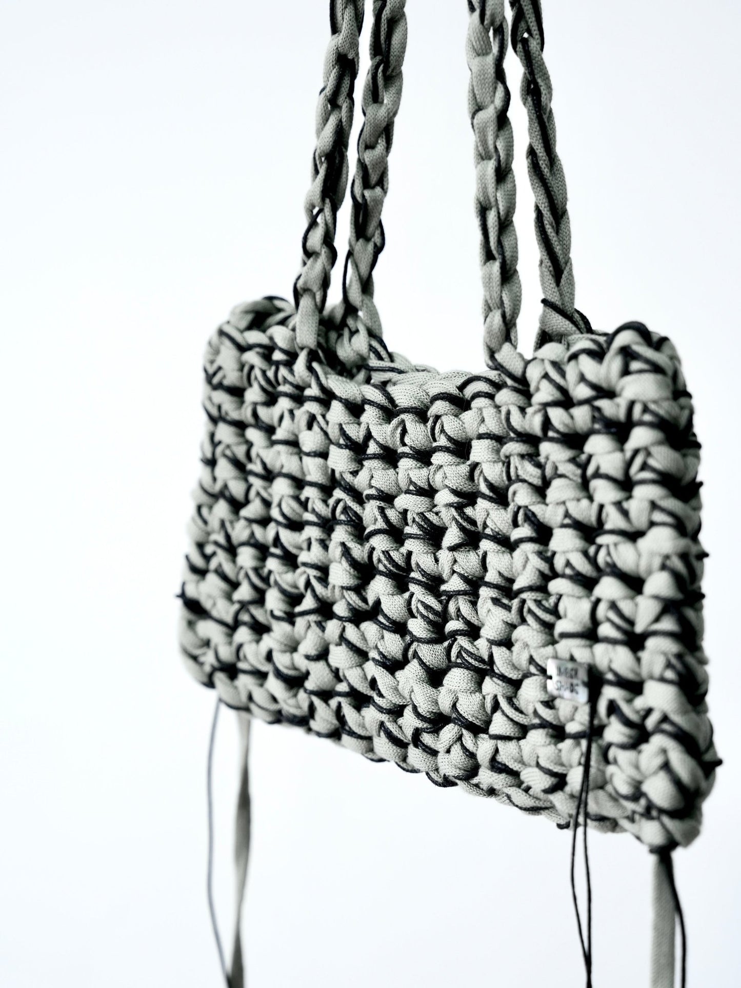 Bamboo Crochet Tote - Umber Shade