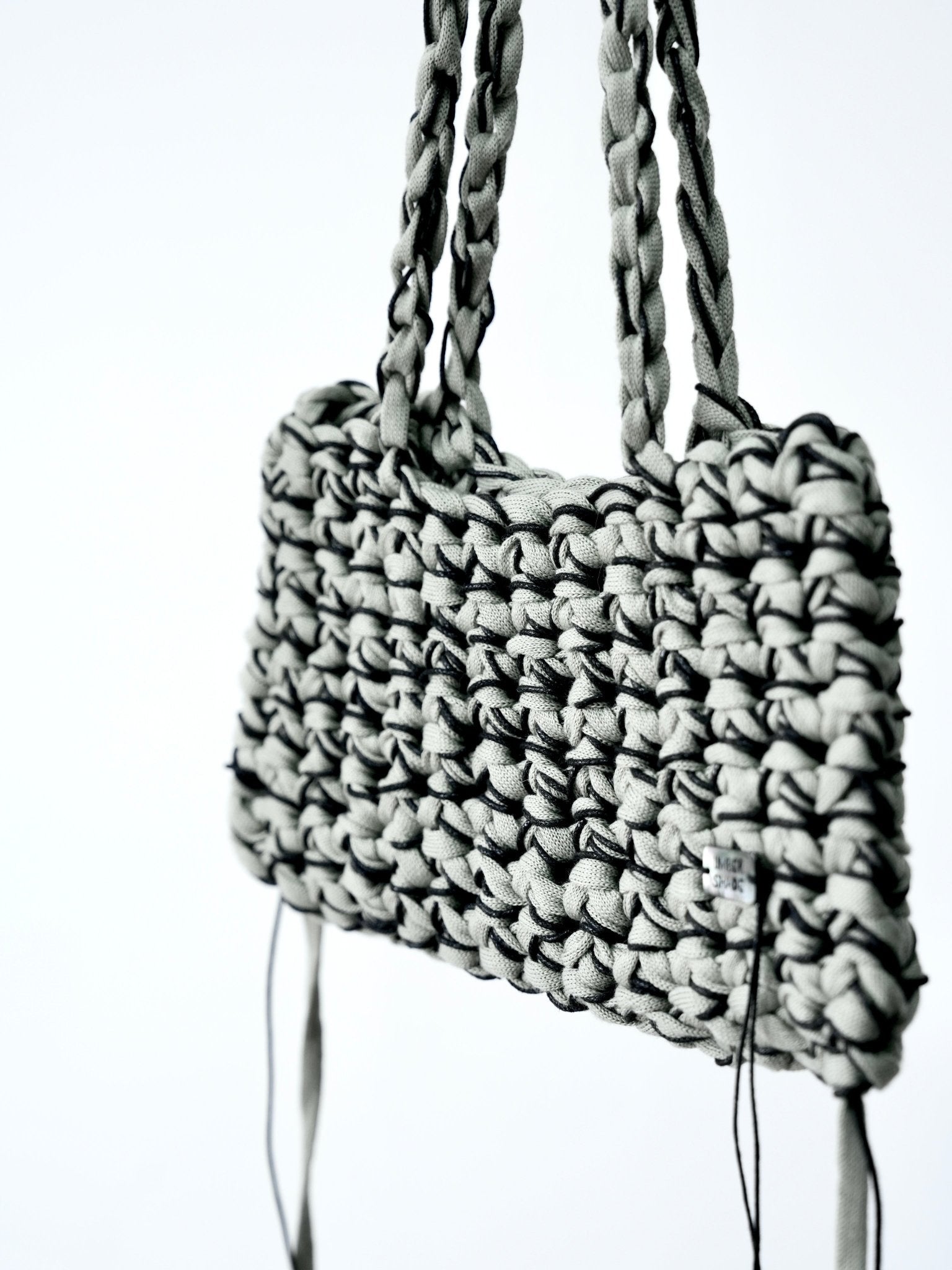 Bamboo Crochet Tote - Umber Shade