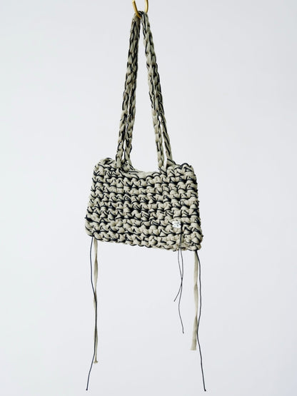 Bamboo Crochet Tote - Umber Shade