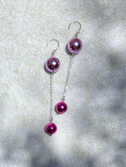 Double Drop - Pink Foil - Umber Shade