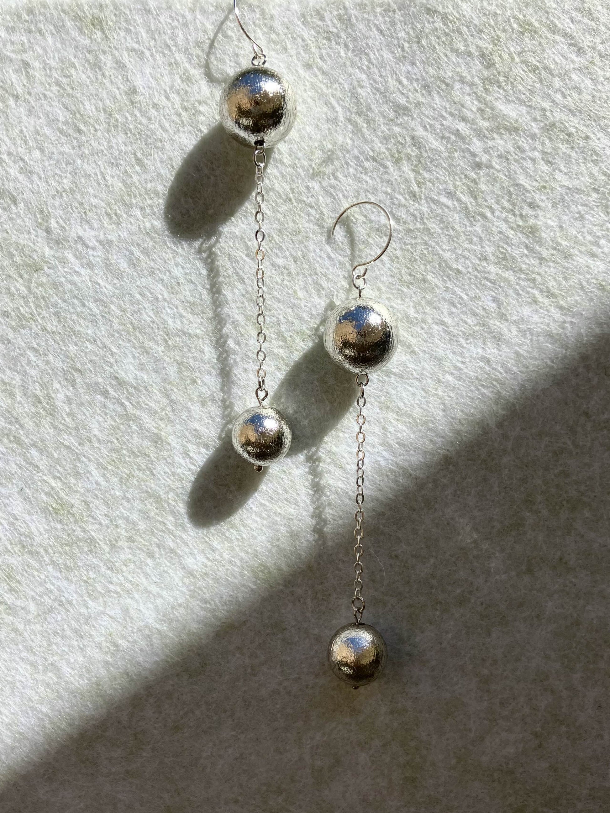 Double Drop - Silver Foil - Umber Shade