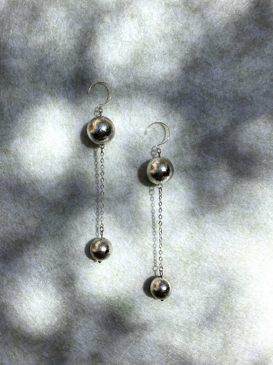Double Drop - Silver Foil - Umber Shade