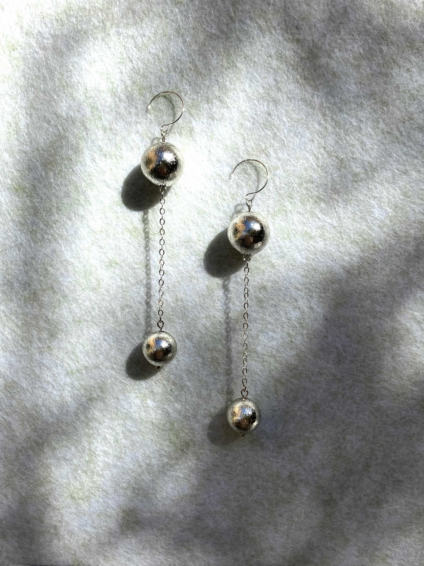Double Drop - Silver Foil - Umber Shade