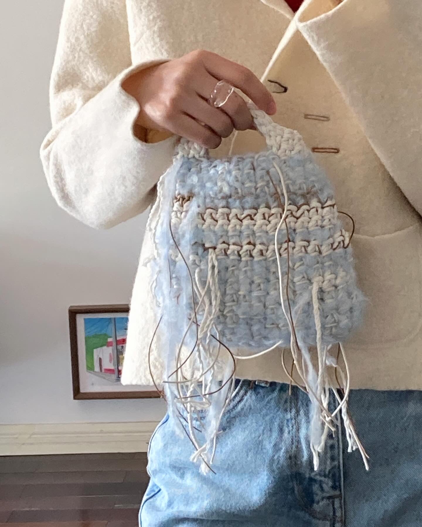 Elsa Crochet Bag - Umber Shade