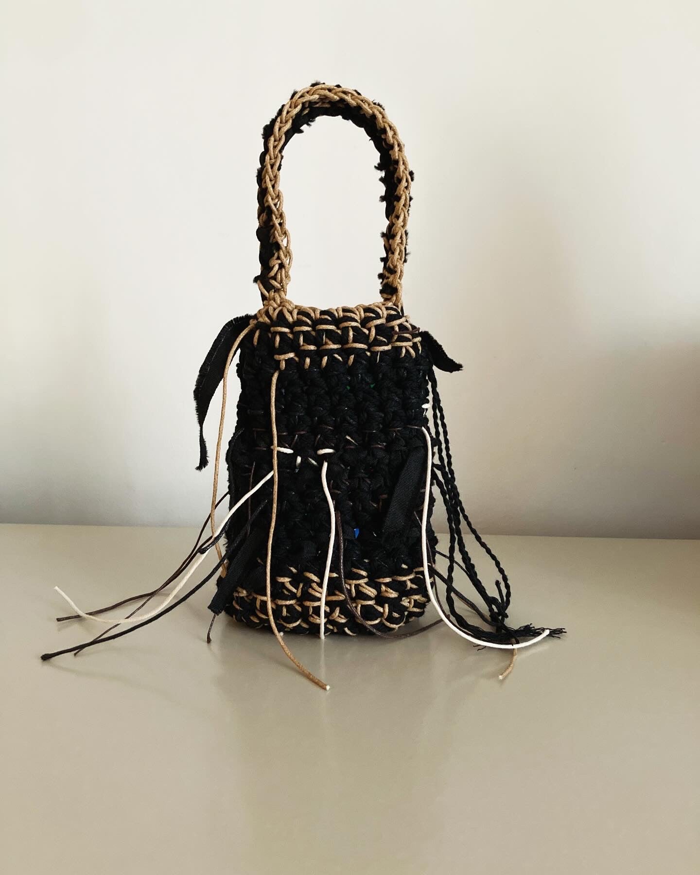 Firework Mini Crochet Bag - Umber Shade