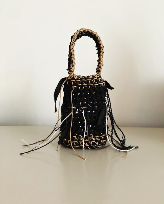 Firework Mini Crochet Bag - Umber Shade
