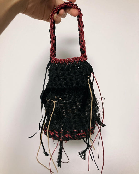 Flame Mini Crochet Bag - Umber Shade