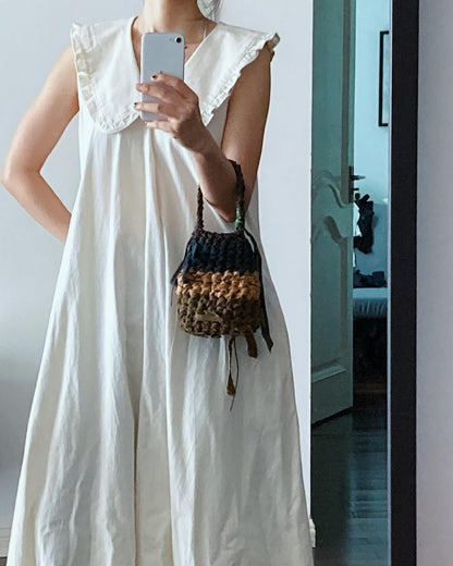 Forest Mini Crochet Bag - Umber Shade