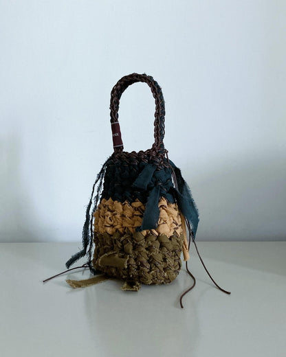 Forest Mini Crochet Bag - Umber Shade