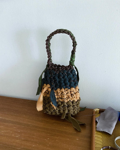 Forest Mini Crochet Bag - Umber Shade