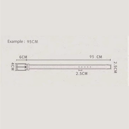 Handcrafted Leather Belt - Umber Shade