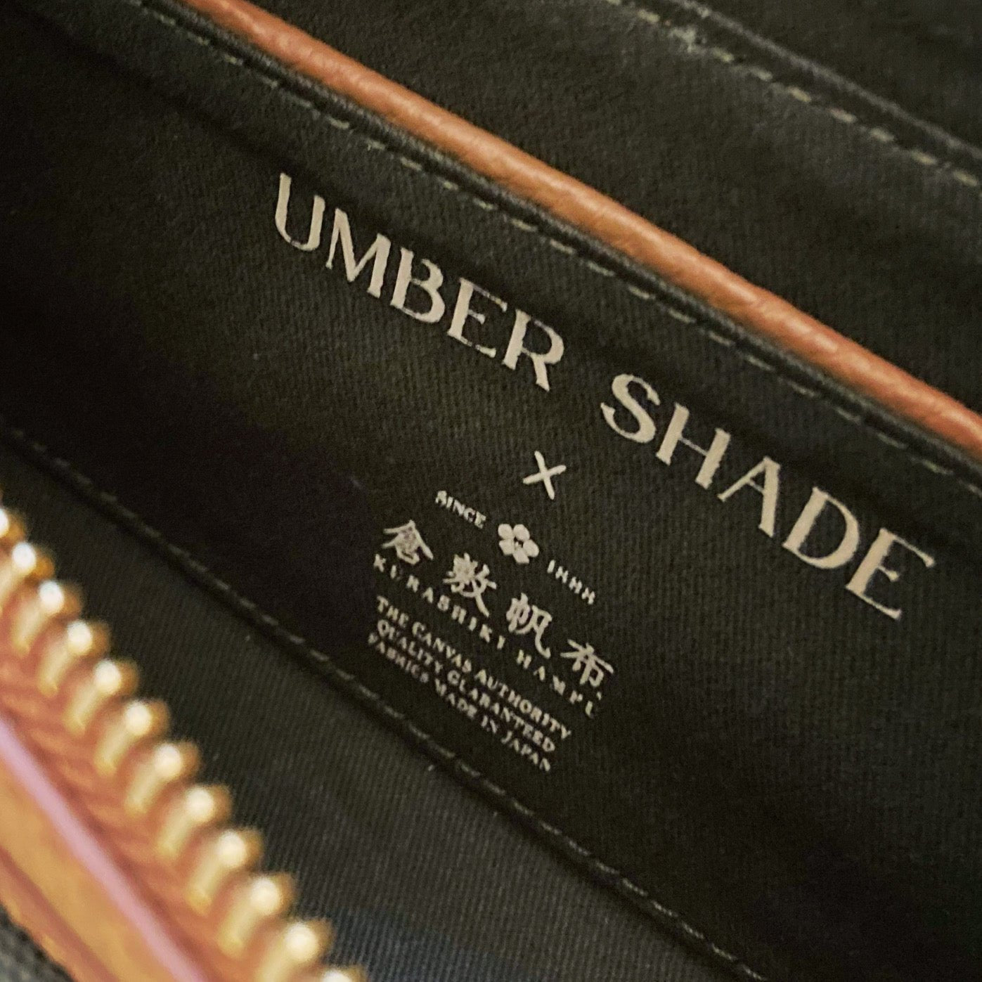 Heritage Japanese Canvas Shoulder Bags | Kurashiki Hampu - Umber Shade