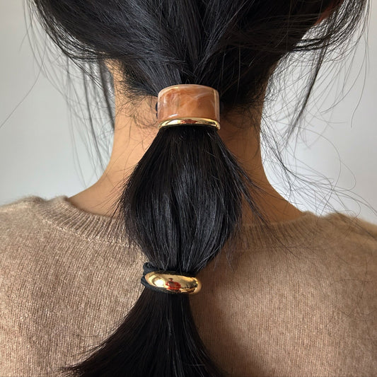 Marble Hair Cuff Set - Umber Shade