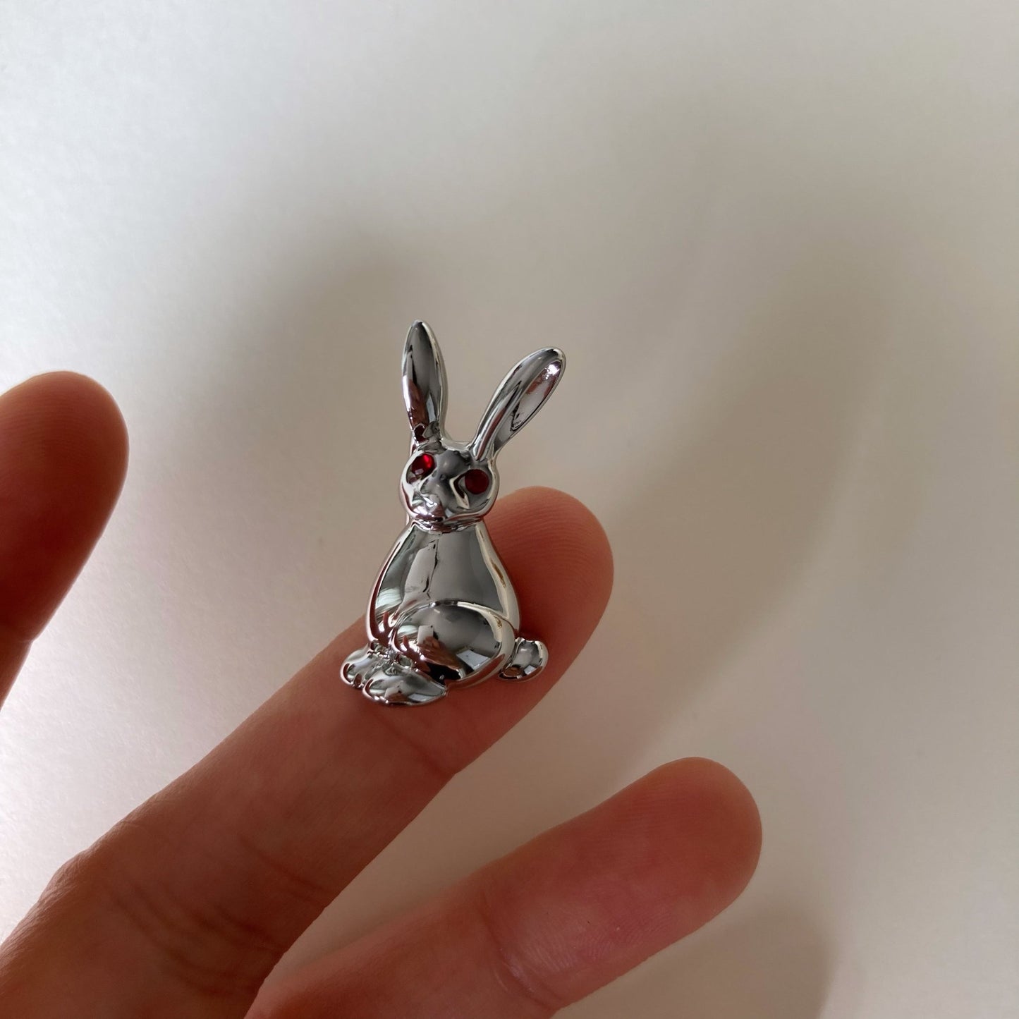 Metal Bunny Hair Pin - Umber Shade