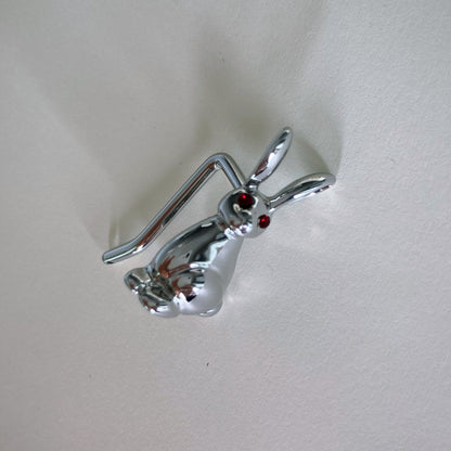 Metal Bunny Hair Pin - Umber Shade