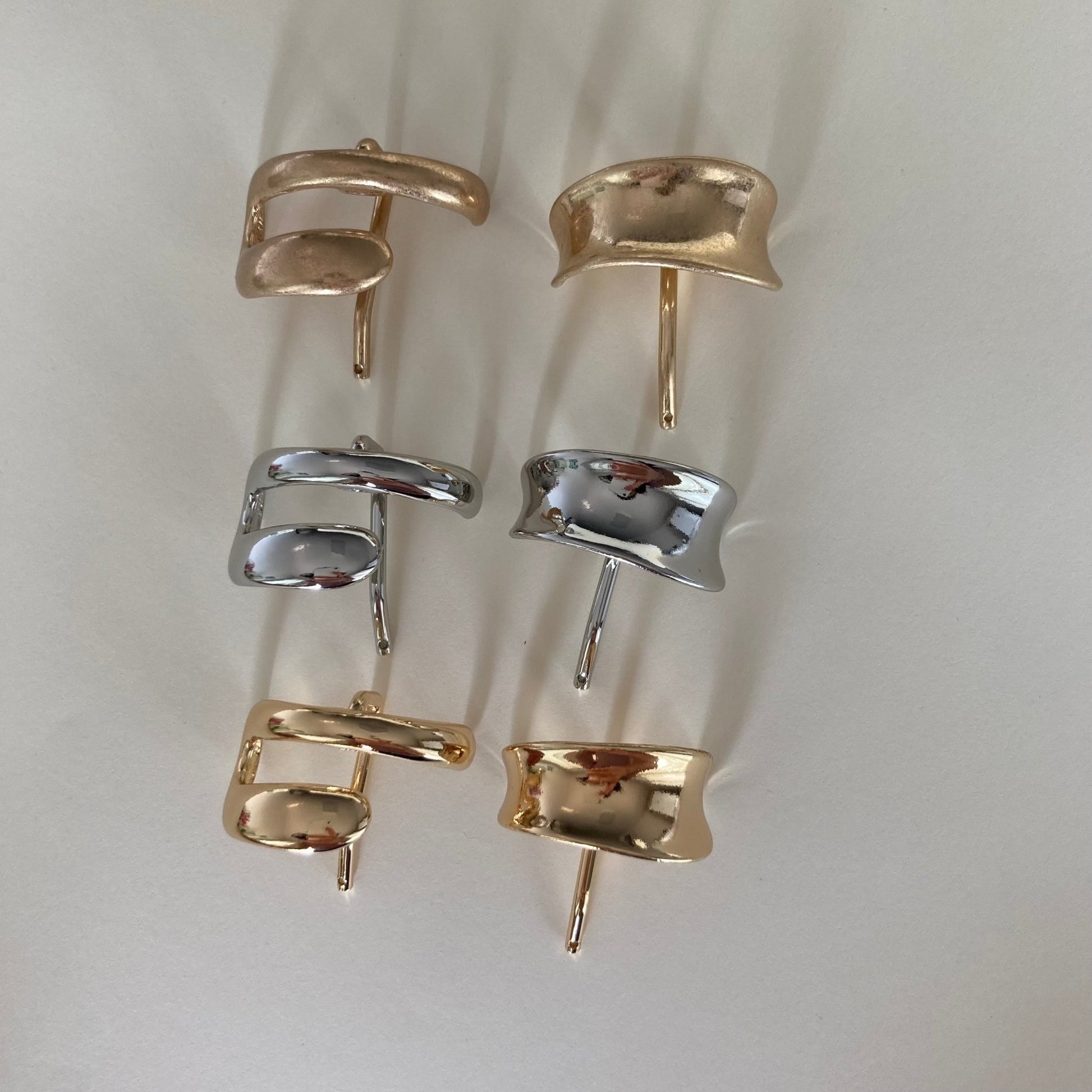 Metal hair cuff set - Umber Shade