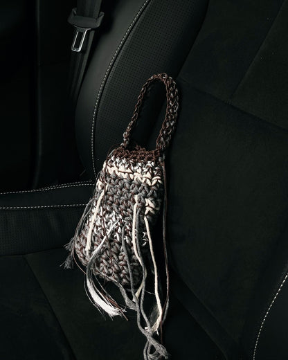 Midnight Mini Crochet Bag - Umber Shade