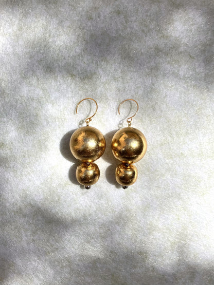 Stacked Drop - Gold Foil - Umber Shade