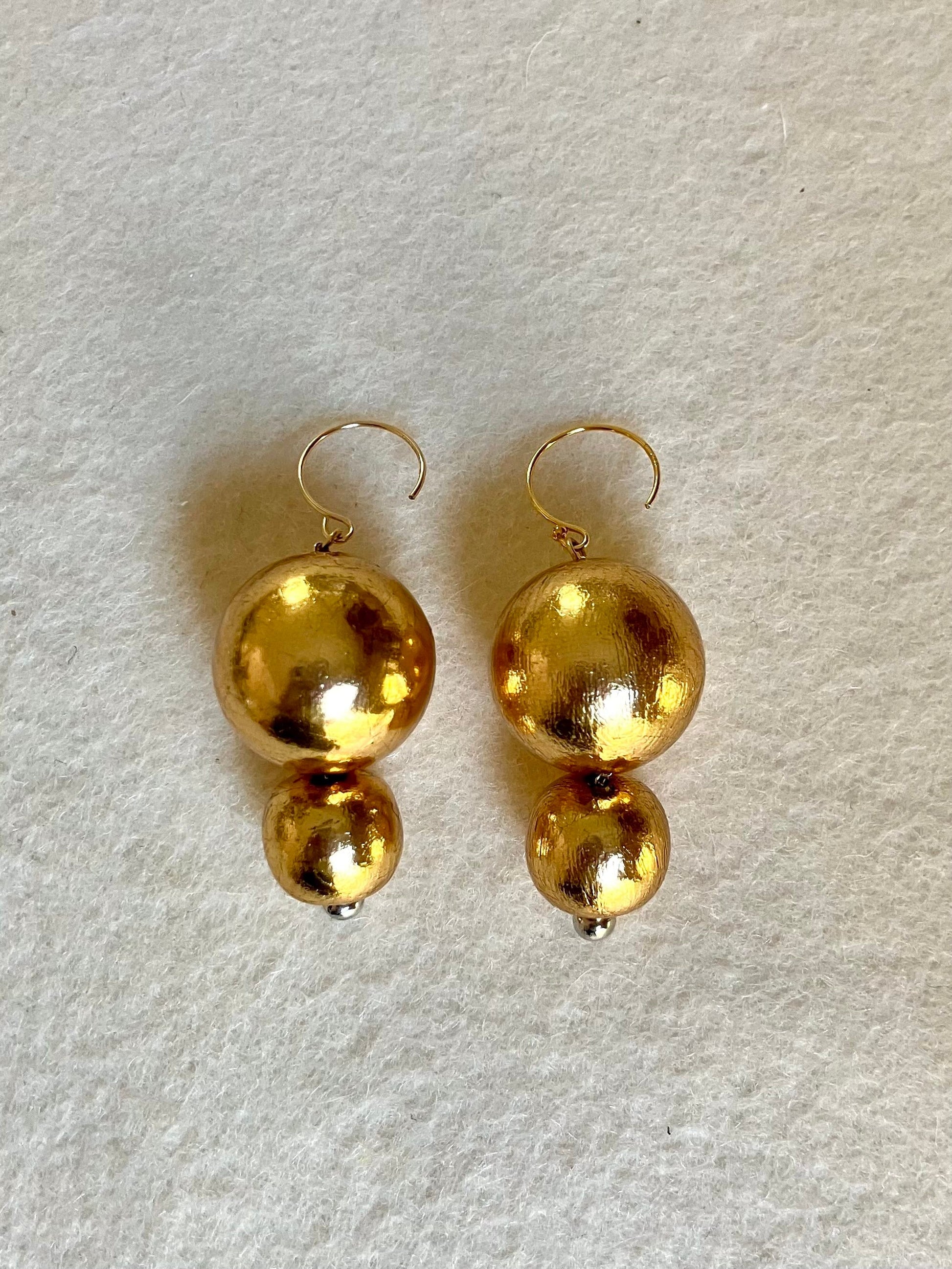 Stacked Drop - Gold Foil - Umber Shade