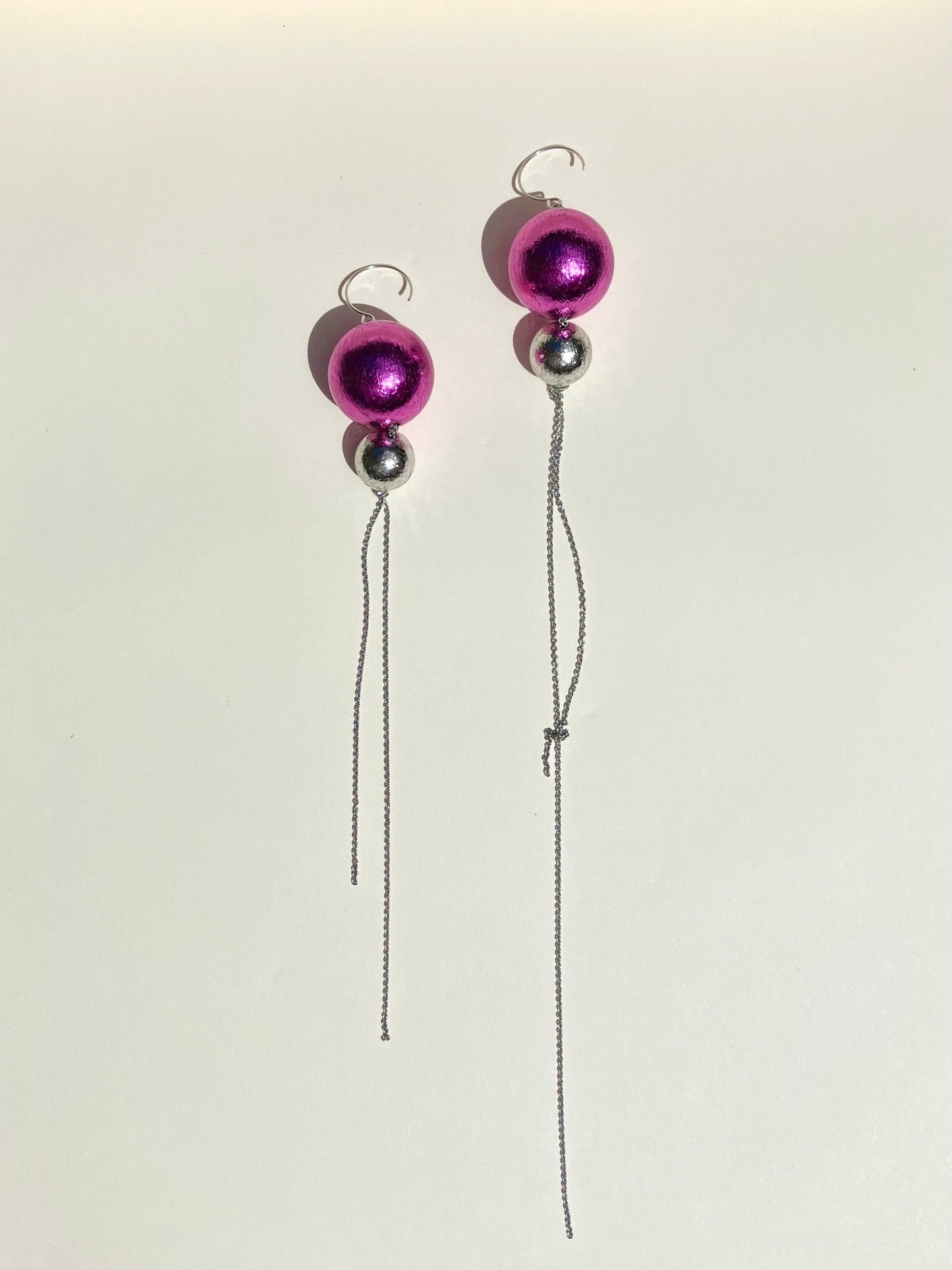 Trailing Form Earrings - Umber Shade